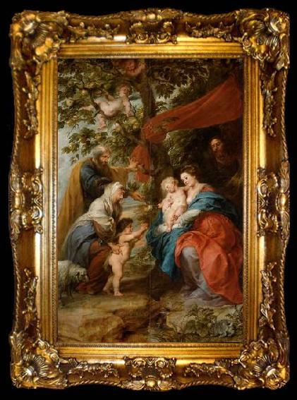 framed  Peter Paul Rubens Holy Family under the Apple Tree, ta009-2